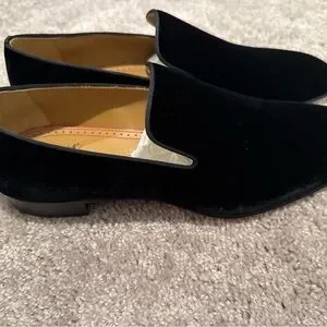Christian Louboutin Dandelion Flat Size 42 (9 Men’s US) Dandelion - Loafers - Veau velours - Black - Men - Christian  main image 4